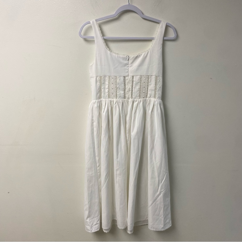 O.P.T One Pretty Time White Giada Midi Dress Size XS - Picture 11 of 12